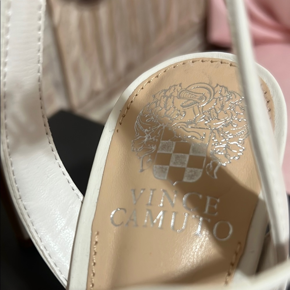 Vince Camuto White Heels - Picture 5 of 9